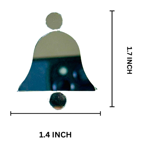 Small Bell Shape Mirrors – Perfect for Lippan Art,-1443
