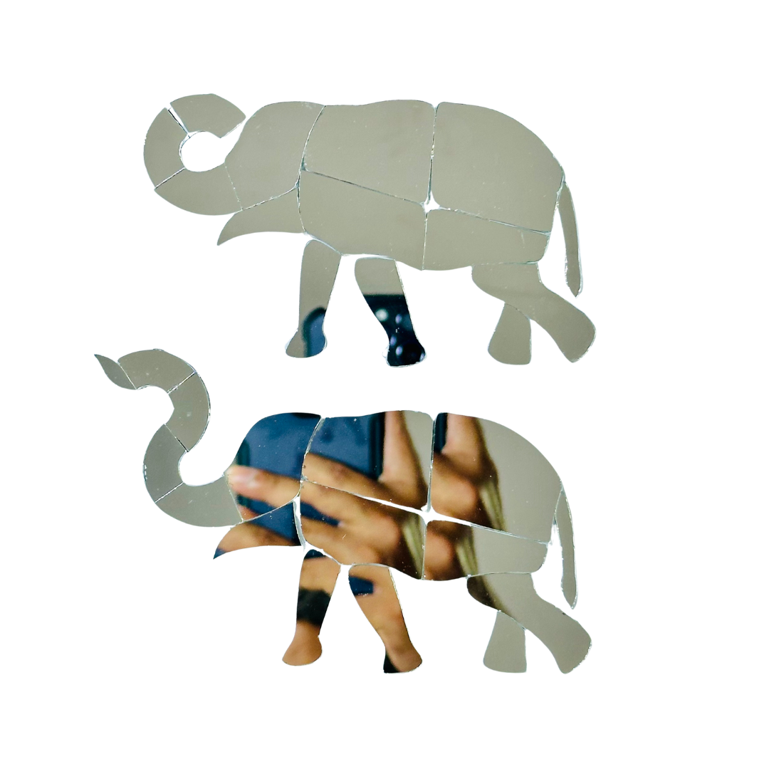 Fancy Right Side Elephant Shape Mirror  -1428