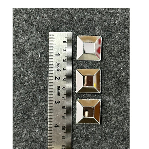 3D Square Shape MDF with Silver Mirrors-625