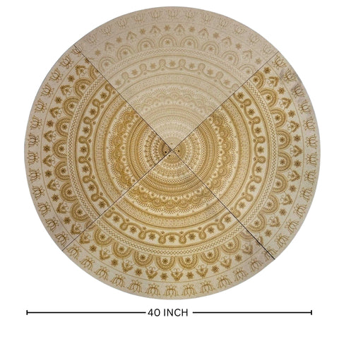 Decorative premarked round mdf ( with mirrors) - 525