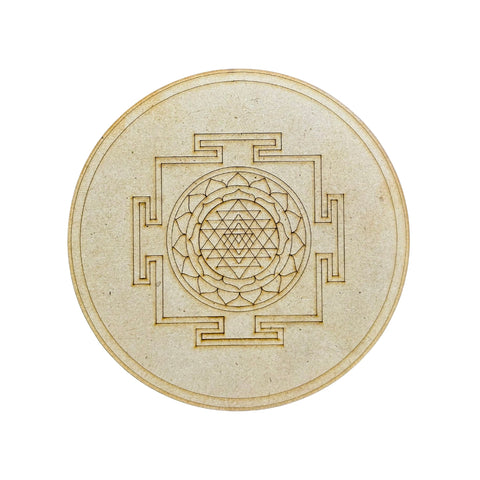 MDF Premarked Round Shree Yantra - 509