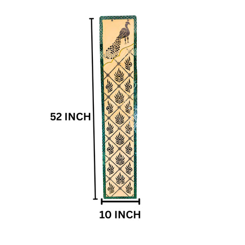 Twin Peacock Mirror MDF Wall Décor Panel Set-780