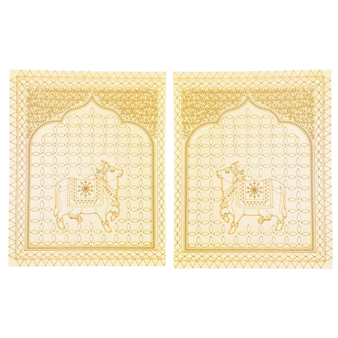 Shreenathji & Cow Premarked MDF Wall Decor Panel-804