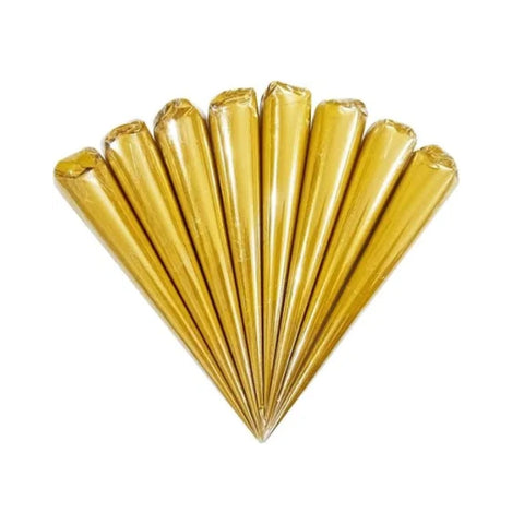 Golden Clay Cone For Art (F-1062)