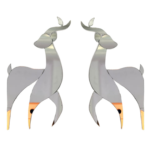Deer Shape Decorative Craft Mirror (Left & Right) 1445