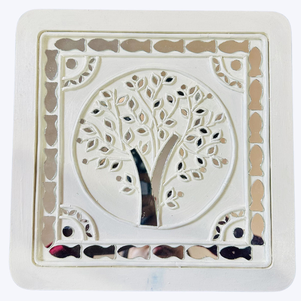 Premarked MDF Tree Mirror Art Base for Lippan Art-730