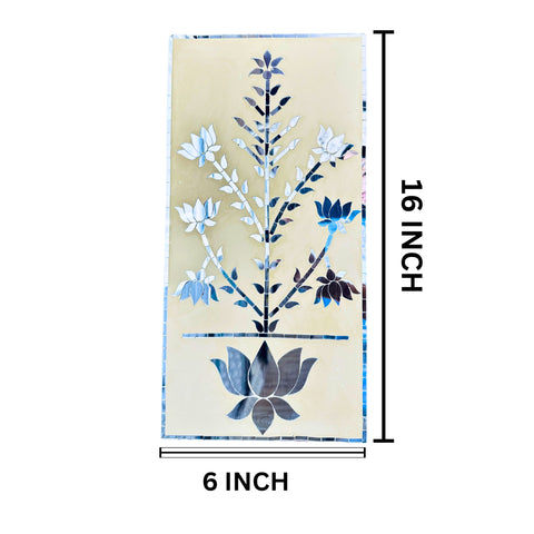 Premium Jharokha Floral Stencil with Mirror Set-702