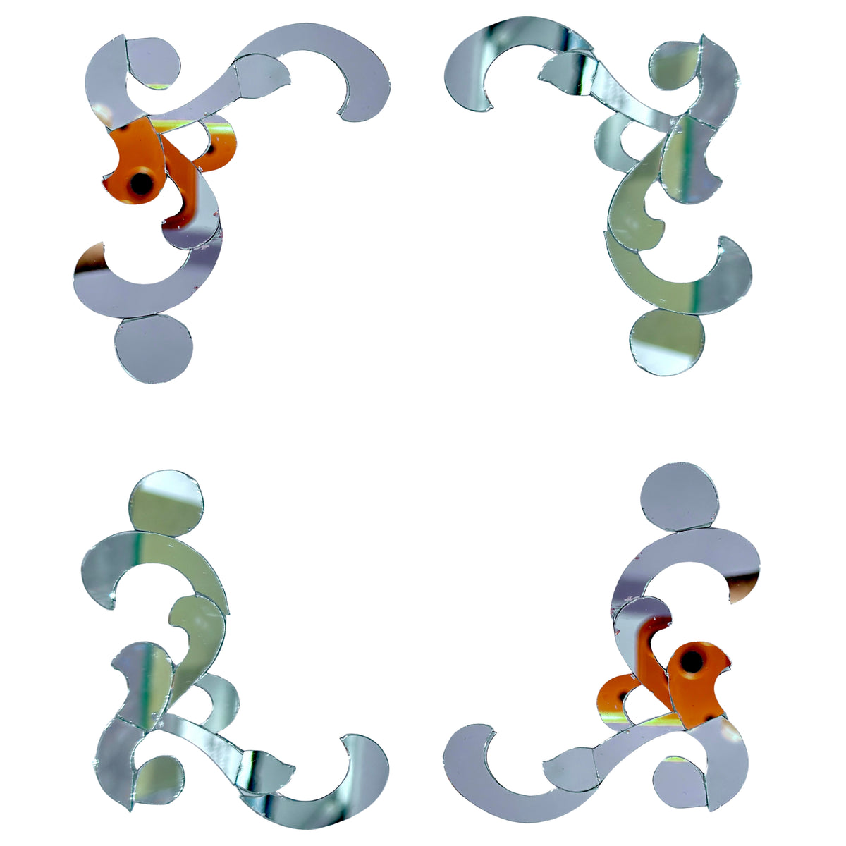 Decorative Curved Border Shape Mirror (Left & Right) 1447