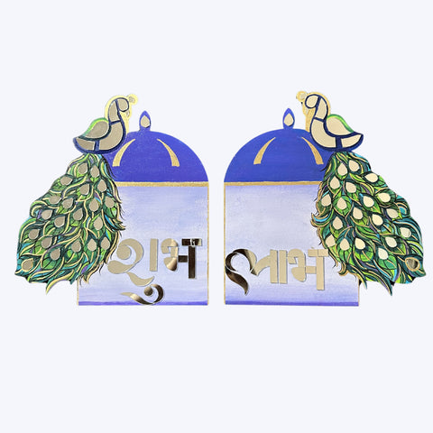 Ready-Made Peacock MDF Decorative Wall Hanging -728