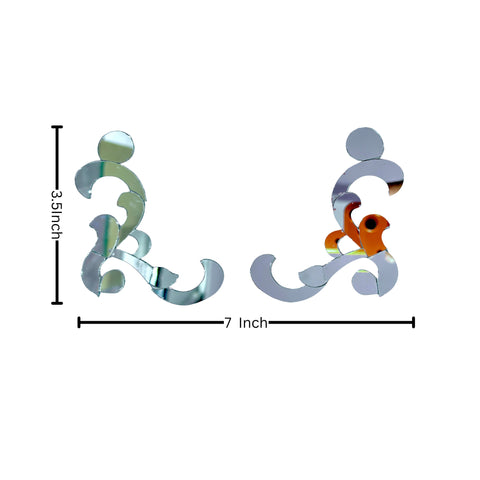 Decorative Curved Border Shape Mirror (Left & Right) 1447