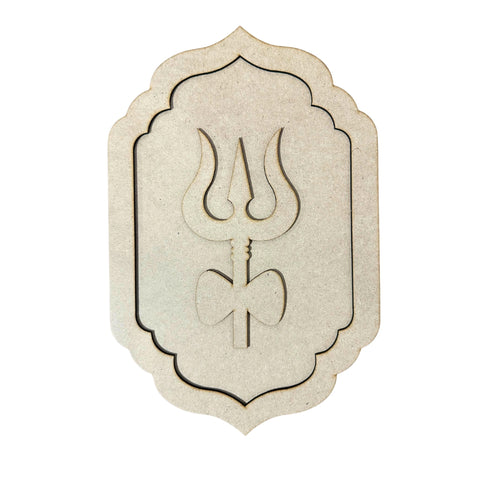 Trishul Jharokha MDF Cutout-614