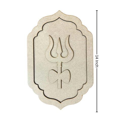 Trishul Jharokha MDF Cutout-614