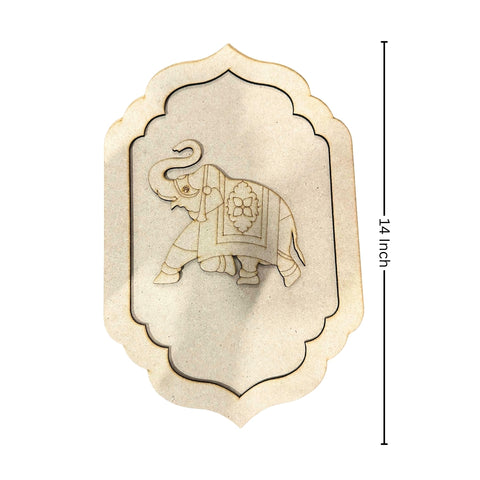 Elephant Design Jharokha MDF (Left Facing)-610