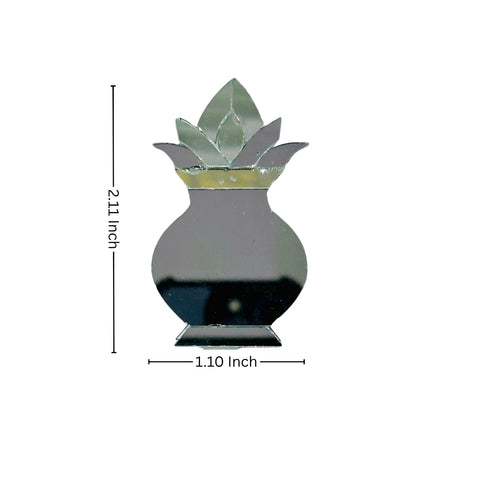 Fancy Kalash Shape Mirror  – Sacred Symbol of Prosperity-1435