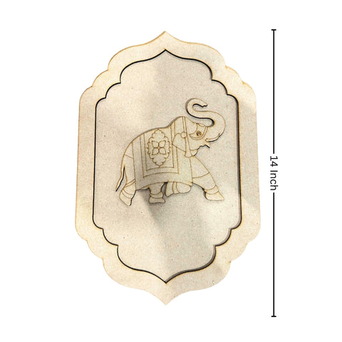 Elephant Design Jharokha MDF (Right Facing)-611