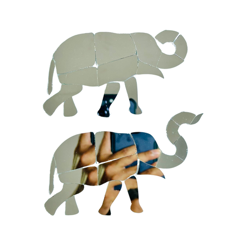 Fancy Right Side Elephant Shape Mirror  -1428