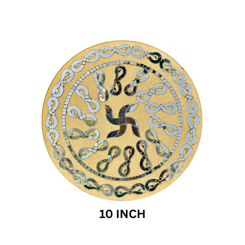 Decorative Premarked round mdf (with mirrors) -497