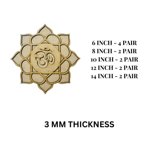Premarked Flower shape MDF-421