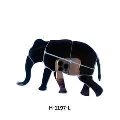 Fancy elephant shape mirror H-1197 Left