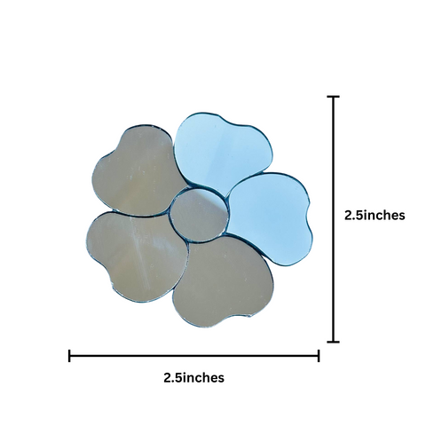 Fancy Flower shape mirror (F 1414)