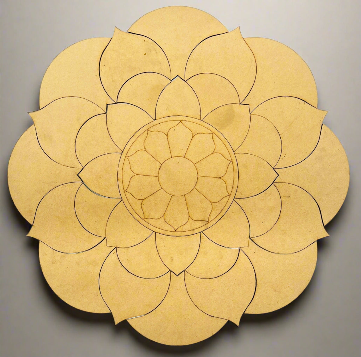 Mdf round fancy shape-224