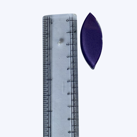 Glossy Dark Purple Mosaic Tiles Leaf Shape-735