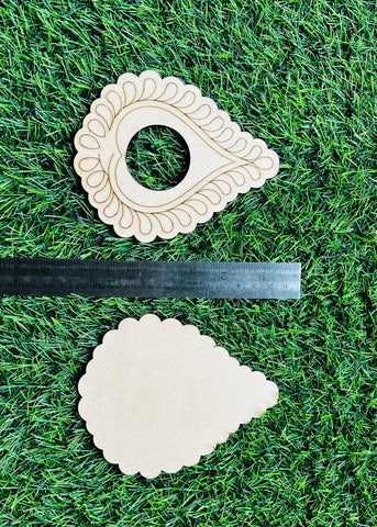 Mdf fancy shape candle holder-236