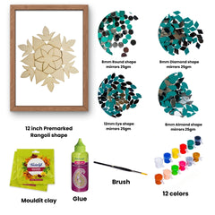 Rangoli Shape Lippan Art 273 DIY Kit-16