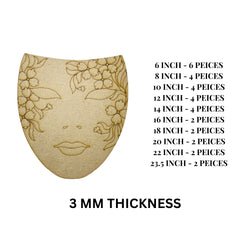 Premarked Fancy shape MDF-387