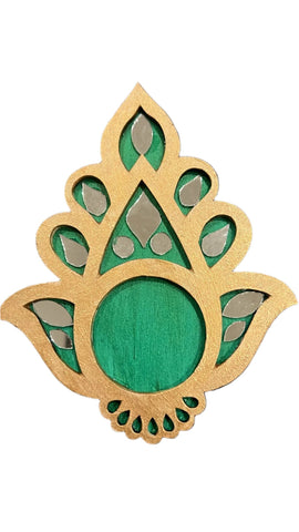 Mdf fancy shape candle holder-261