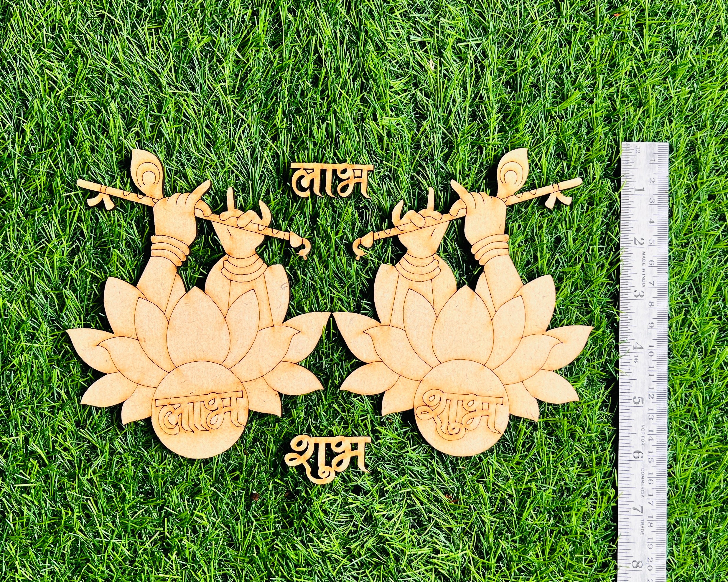 Premarked Shubh-Labh Lotus Base-269