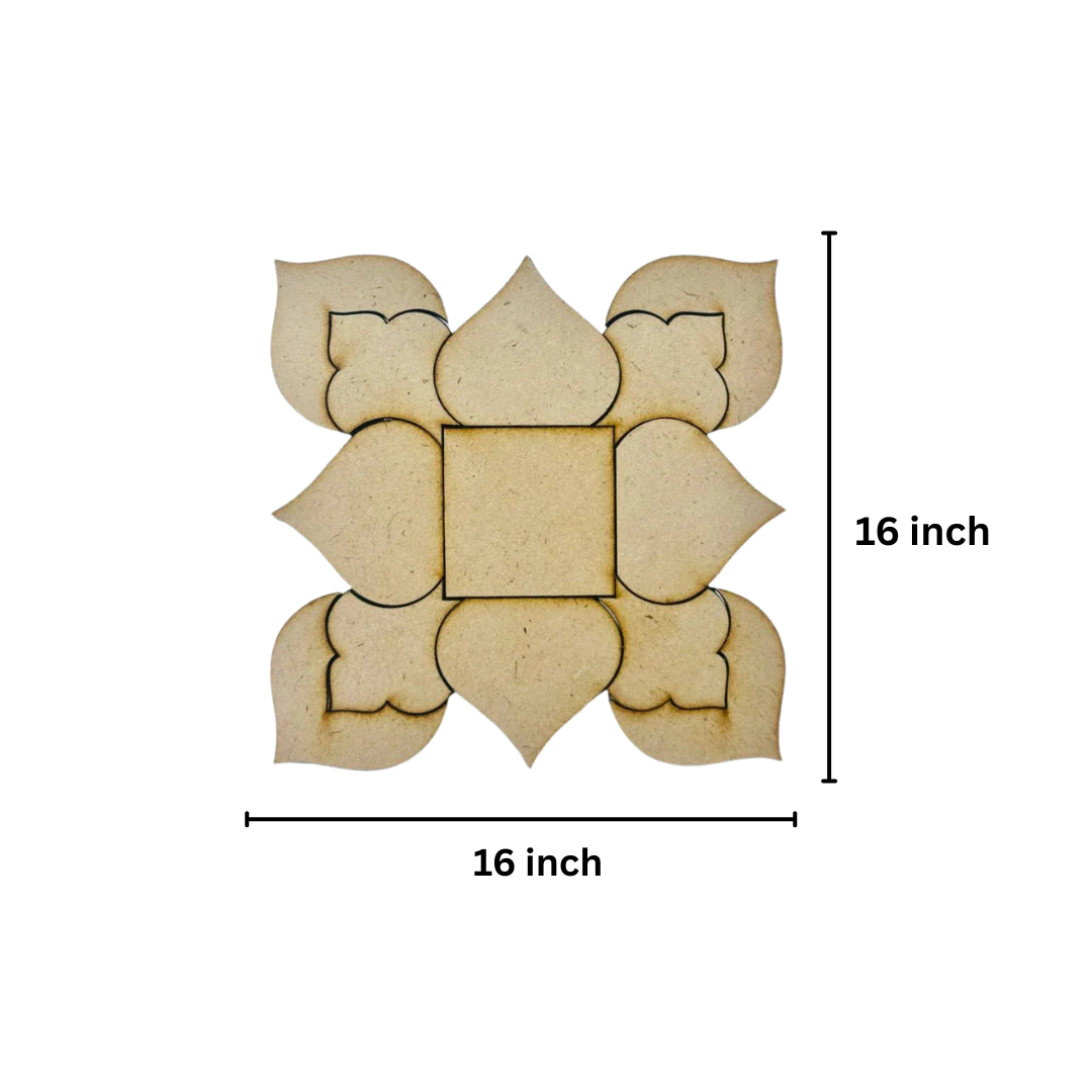 MDF Fancy Rangoli cutout-435