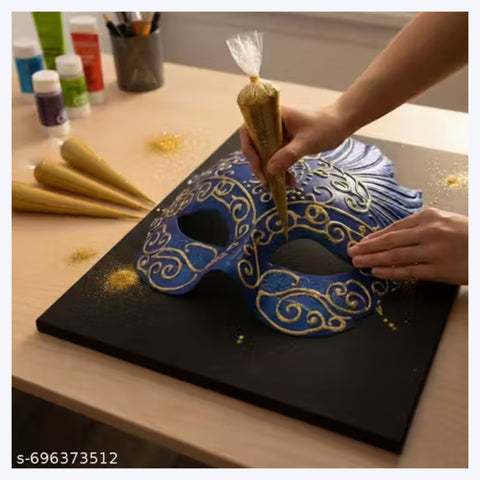 Golden Glitter Cone for Lippan Art-gg