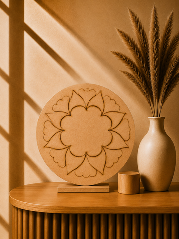 Round Rangoli cutout MDF-309