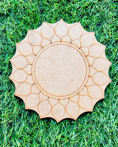 MDF Premarked Rangoli shape-349