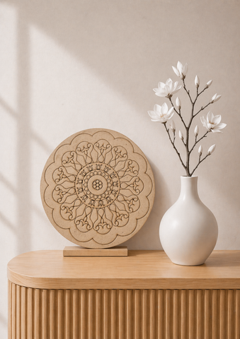 MDF Premarked Rangoli shape-358