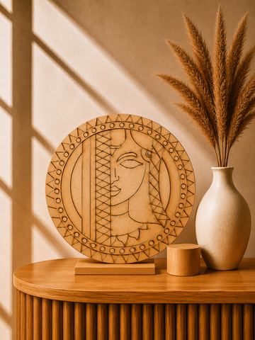 MDF Premarked Round shape-359