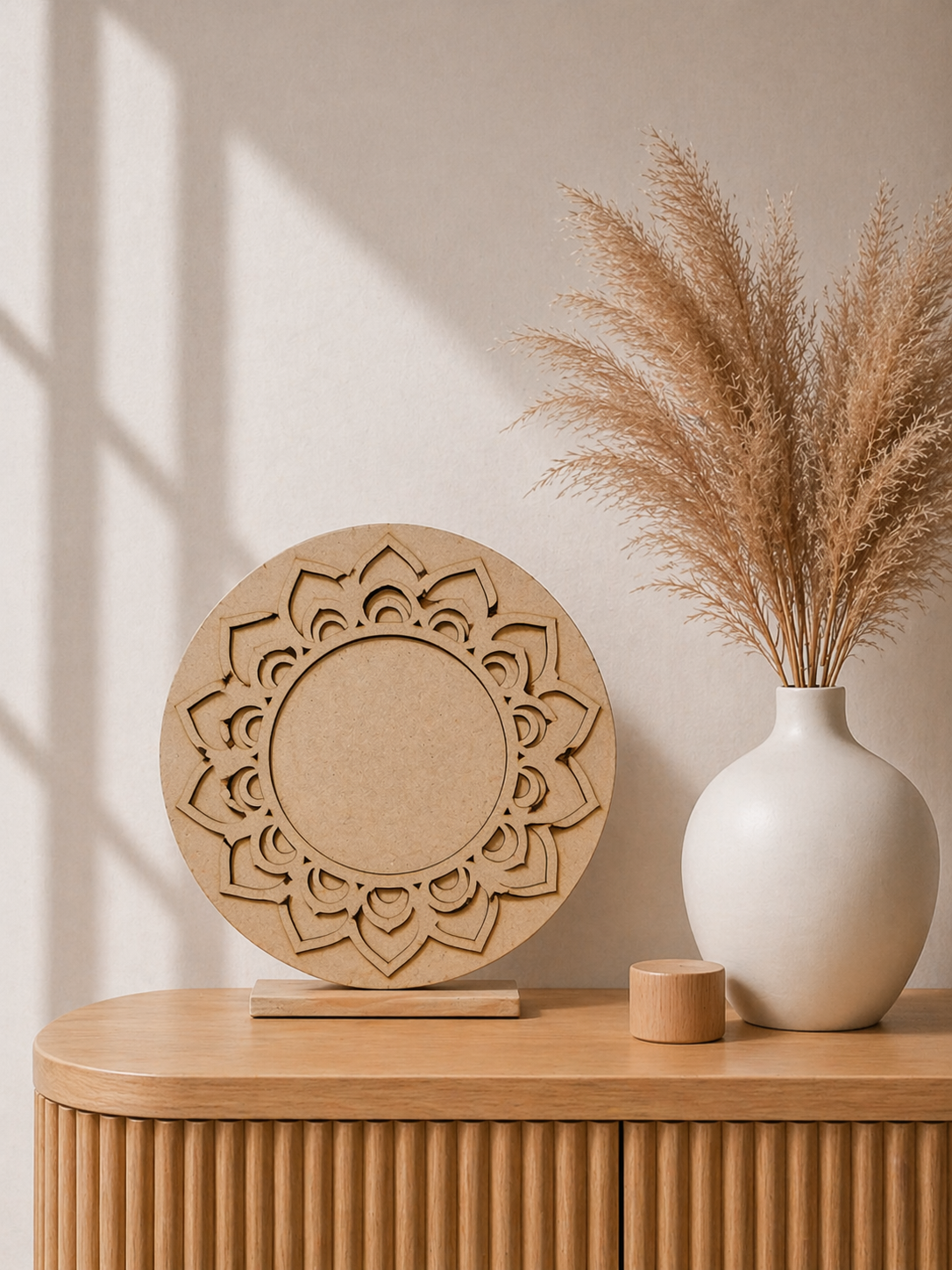 MDF Premarked Rangoli shape-376