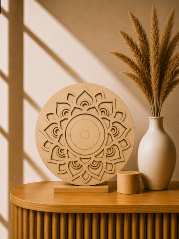 MDF Premarked Round shape-378