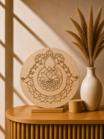 MDF Premarked Round shape-396