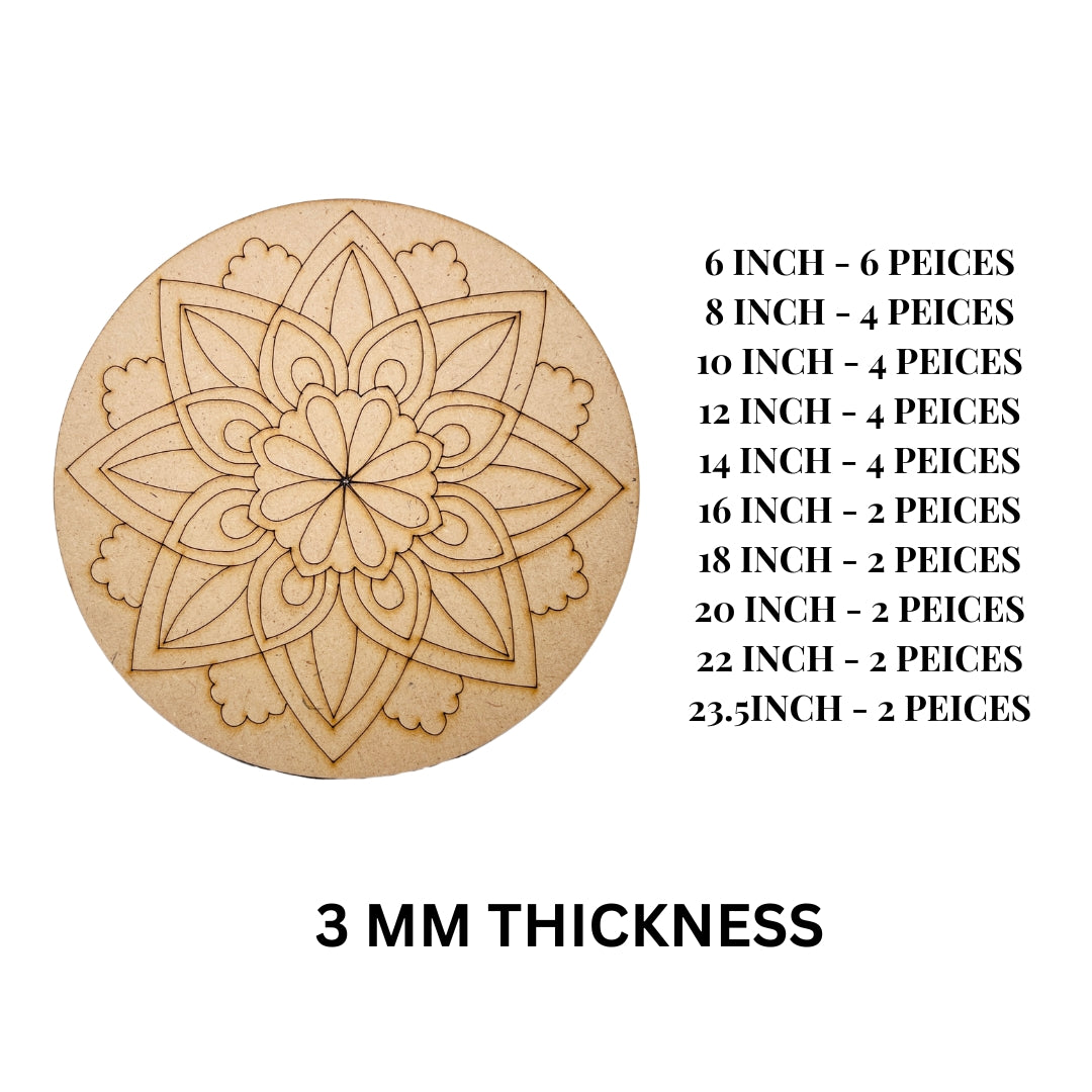 Premarked Round  shape MDF-365