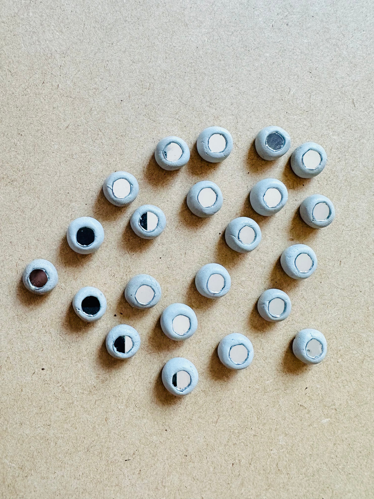 Mirror Clay Beads for Lippan Art & DIY Decoration-MG-4