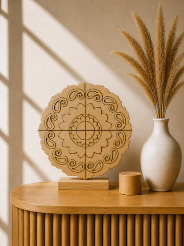 MDF Premarked Round Rangoli cutout-411