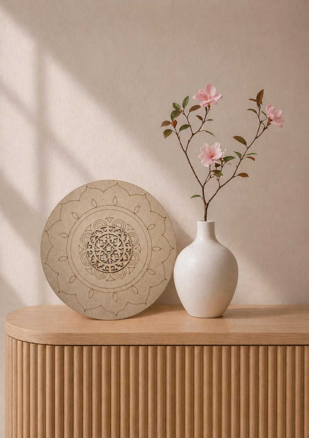MDF Premarked Rangoli Shape-420