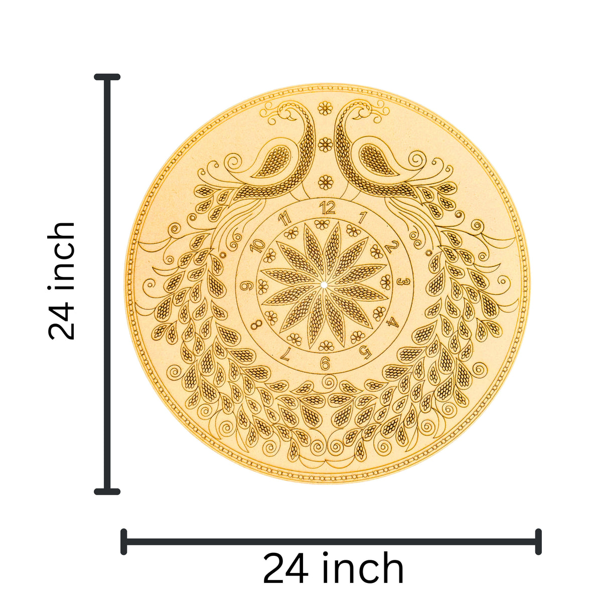 wall clock mdf