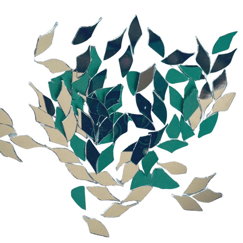 Twisted Leaf Petal Shape Mirror for Lippan Art & DIY Craft–Ex-58 (Copy)