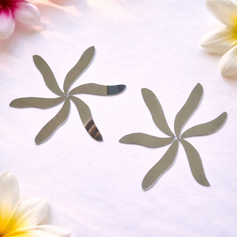Curved Petal Shape Glass Mirror Pieces for Lippan Art-SF-6