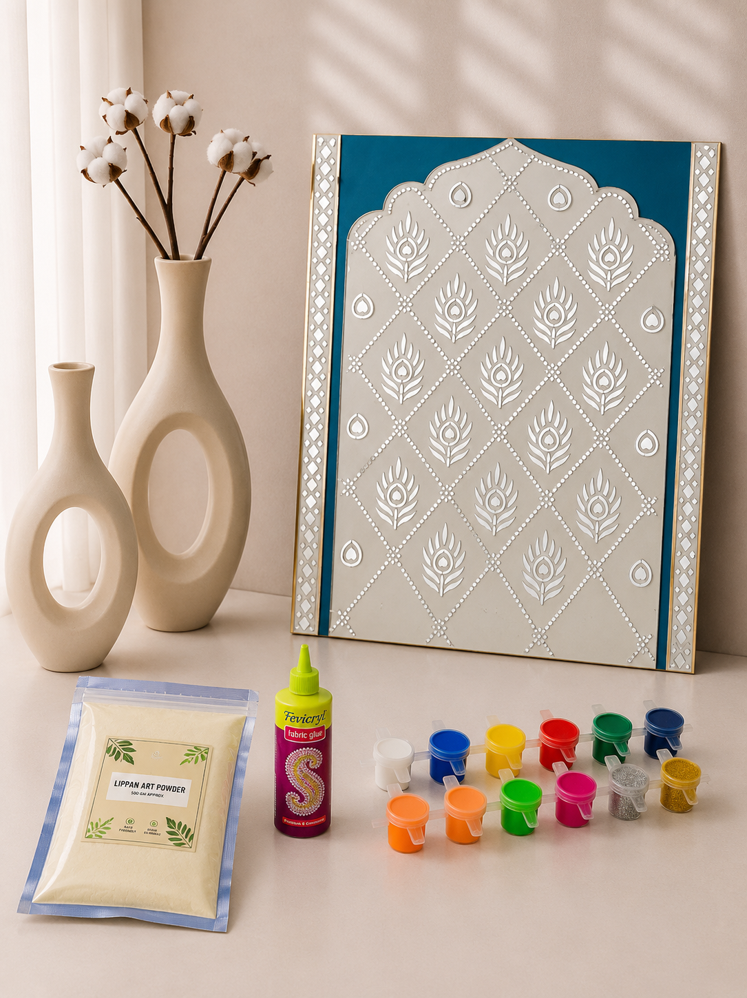Wall Decor Frame (with mirrors)-518 Mosaic kit-1631
