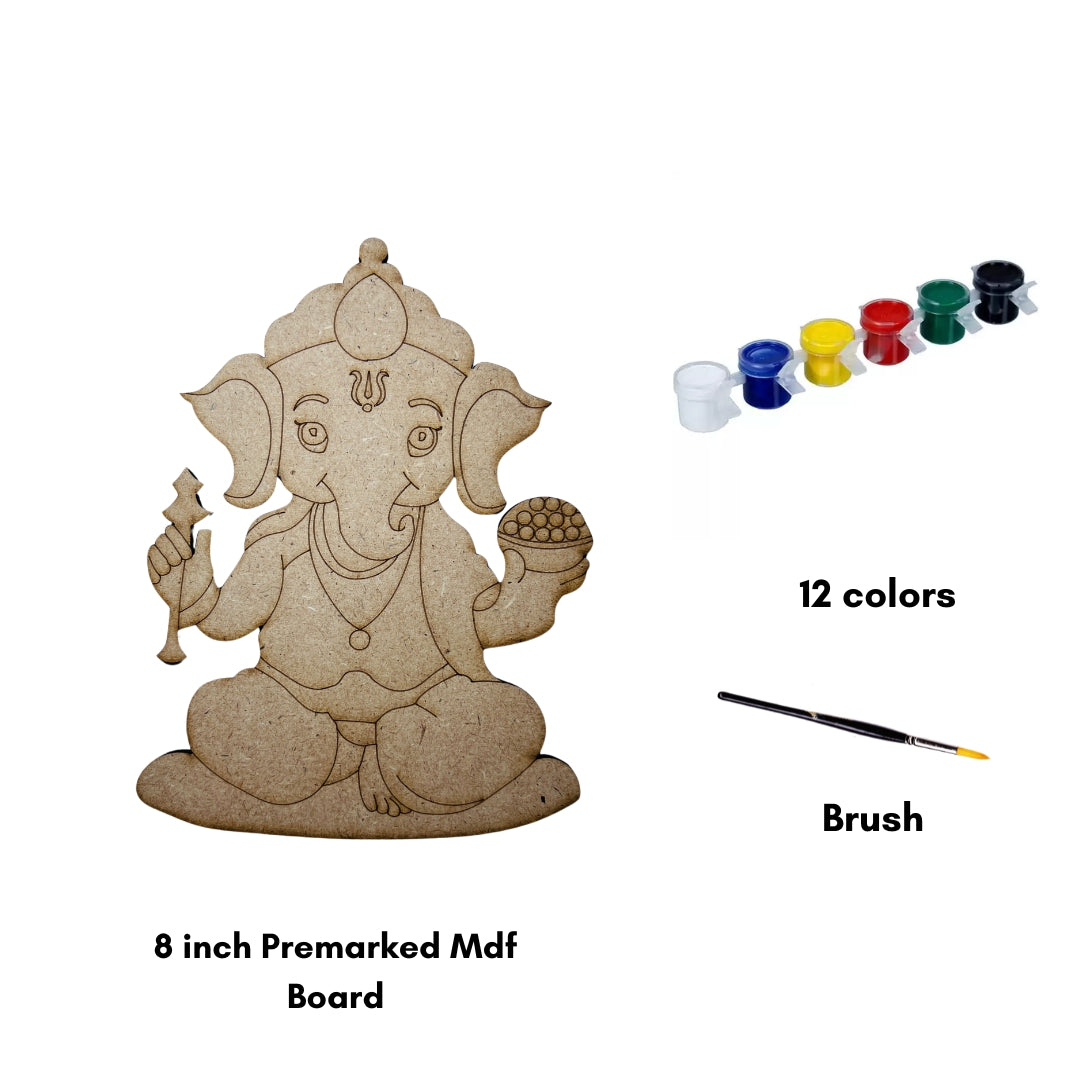 Ganesha Cutout Drawing Kit (393)-501