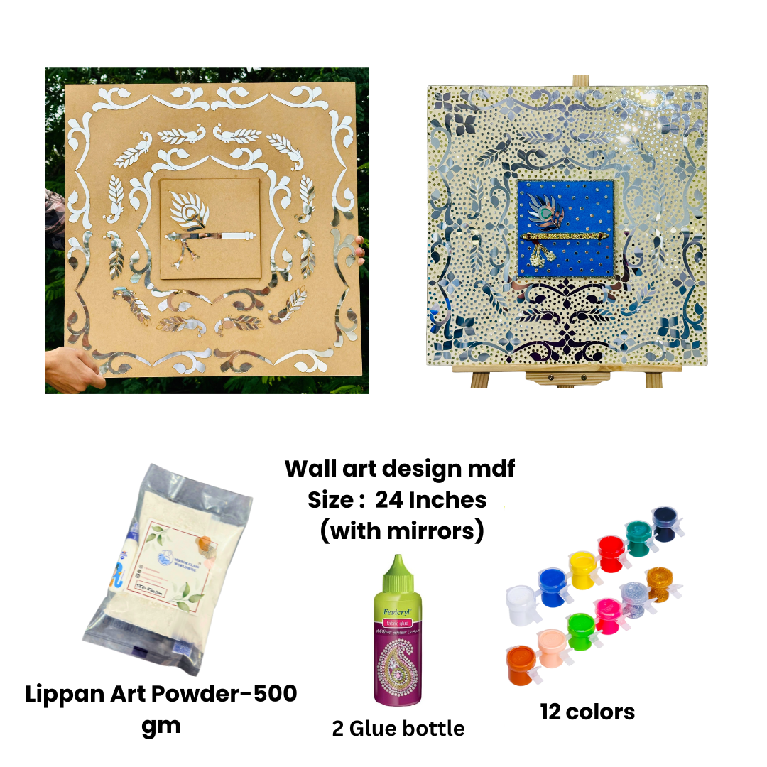 Wall art design  (with mirrors)-483 Mosaic kit-1610